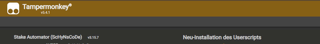 Tampermonkey Installation